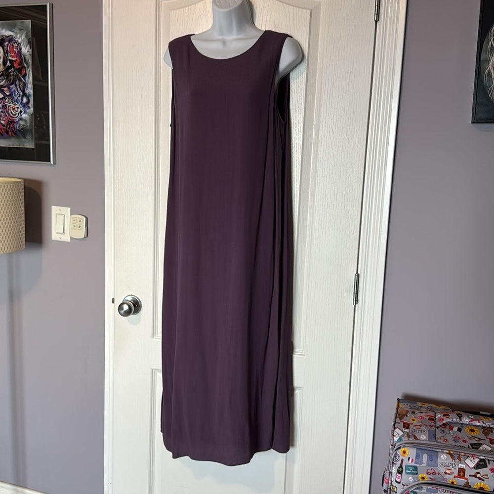 Wilfred Soft Purple Maxi Sheath Dress Lined.